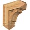 Ekena Millwork Westlake Arts and Crafts Rough Sawn Bracket w/ Offset Brace, Western Red Cedar, 8"W x 20"D x 20"H BKT0806X20X20WTL03RWR - alternate 1